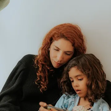 Foto de família feita com celular
